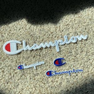 Lot of 4 champion patches